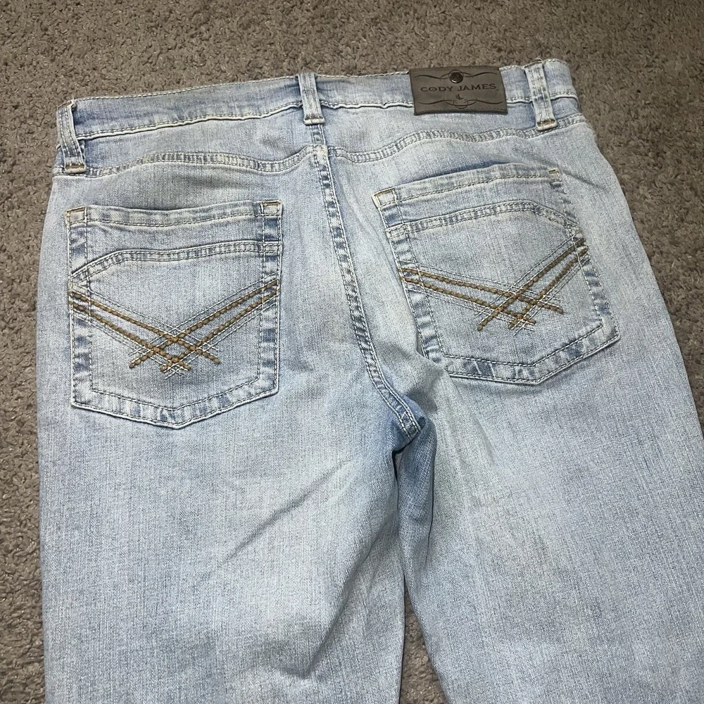 Cody James‎ Western Denim Jeans Light Wash Bootcut 35x32